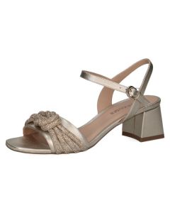 Sandalette-Leder, gold