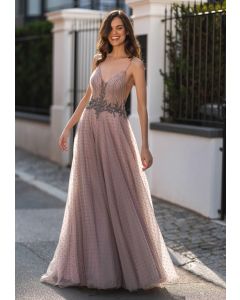 Abendkleid, etherea pink