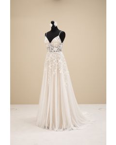 Brautkleid,ivory/cappuccino - Iduna
