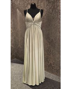 Abendkleid mit kurzem Unterrock, mint