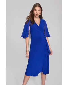 Wickelkleid 3/4, saphir blue