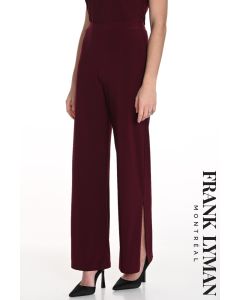 Jerseyhose mit Schlitz, wine