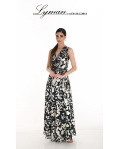 Abendkleid, dark green/gold