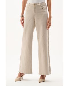 Da-Jeans mit Glitzer, perlmutt