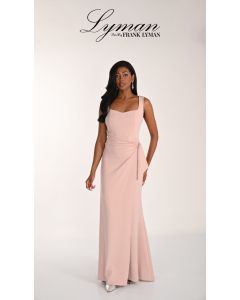 Abendkleid, lychee