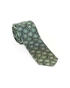 Krawatte,green/silver
