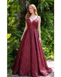 Ballkleid-Lilith, bordeaux