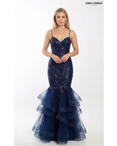 Abendkleid-Esma, navy blue