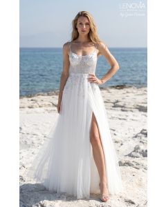Abendkleid-Jackie, white