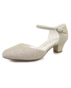 Damenschuhe,ivory/gold