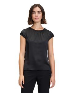 Da-Shirt, Satin/Jersey, black