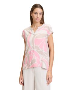 Da-Shirt, flamingo/beige