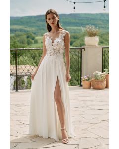Brautkleid mit Spitze,ivory