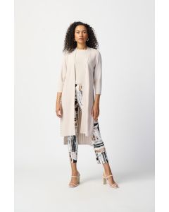 Long-Cardigan, perlmutt