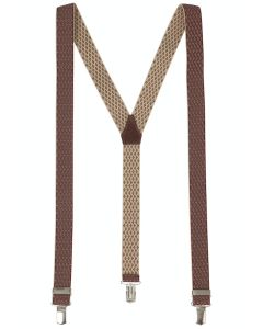 Hosenträger, red/taupe