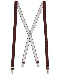 Hosenträger, red/white