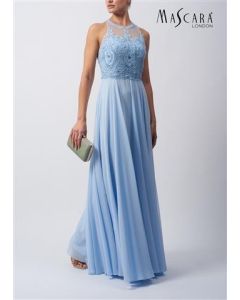 Abendkleid, baby blue