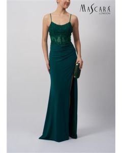Corsagenkleid, forest