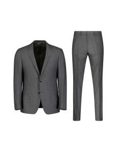 Anzug, medium grey/check