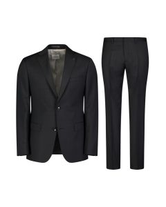 Anzug, black/grey/check