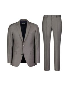 Anzug, light brown melange