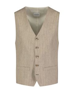 Weste - Baukasten, beige/streifen