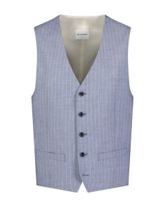 Weste - Baukasten, light blue/streifen