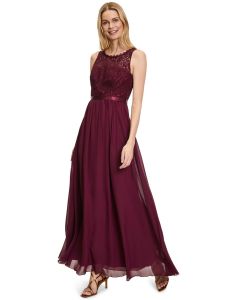 Kleid, shiny bordeaux