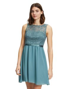Festkleid mit Spitze eucalyptus