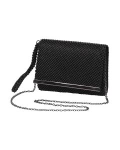 Tasche mit Perlen, black