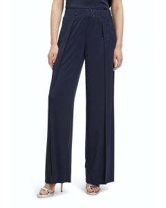 Marlenehose mit Glitzer, dark blue/blue