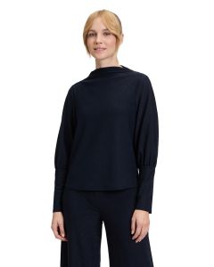 Blusenshirt mit Lurex, night sky