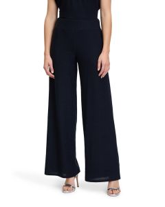 Marlenehose mit Lurex, night sky