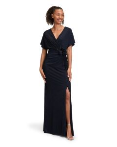 Abendkleid aus Lurex, dark blue/black