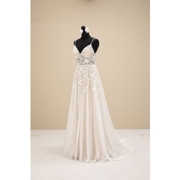 Brautkleid,ivory/cappuccino - Iduna