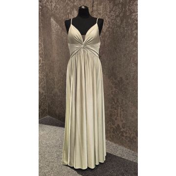 Abendkleid mit kurzem Unterrock, mint