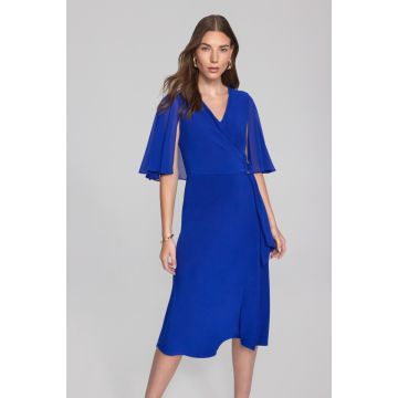 Wickelkleid 3/4, saphir blue