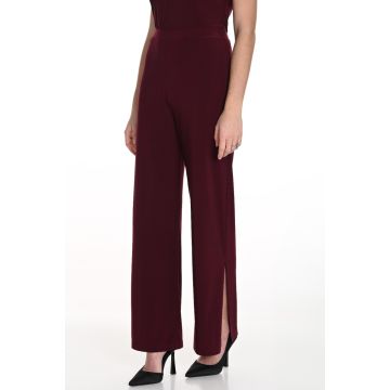 Jerseyhose mit Schlitz, wine