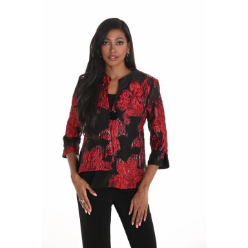 Blazer, black/red