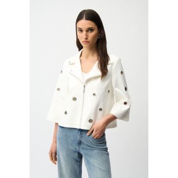 Da-Bikerjacke, vanille