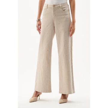 Da-Jeans mit Glitzer, perlmutt