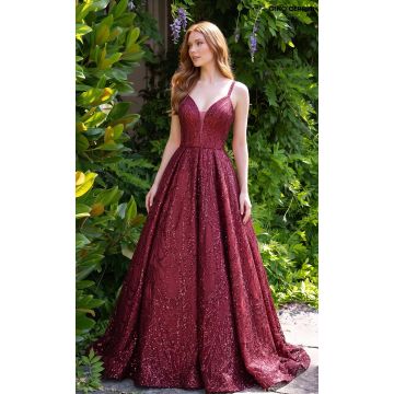 Ballkleid-Lilith, bordeaux