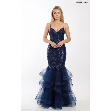Abendkleid-Esma, navy blue