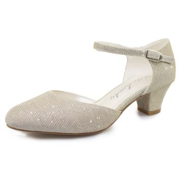 Damenschuhe,ivory/gold