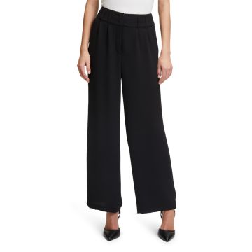 Da-Hose mit weitem Bein, black