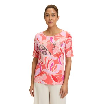 Da-Shirt, flamingo/poppy red