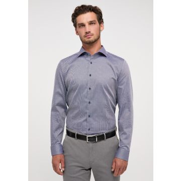 Hemd,slim fit,dark blue/silver