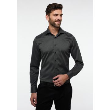 Hemd,slim fit,black/dark silver