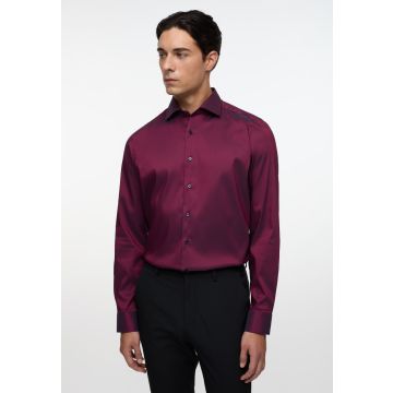 Hemd,slim fit,stretch,bordeaux