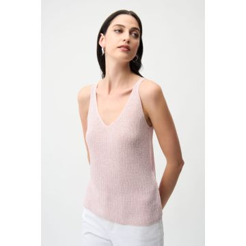 Da-Paillettentop, altrose